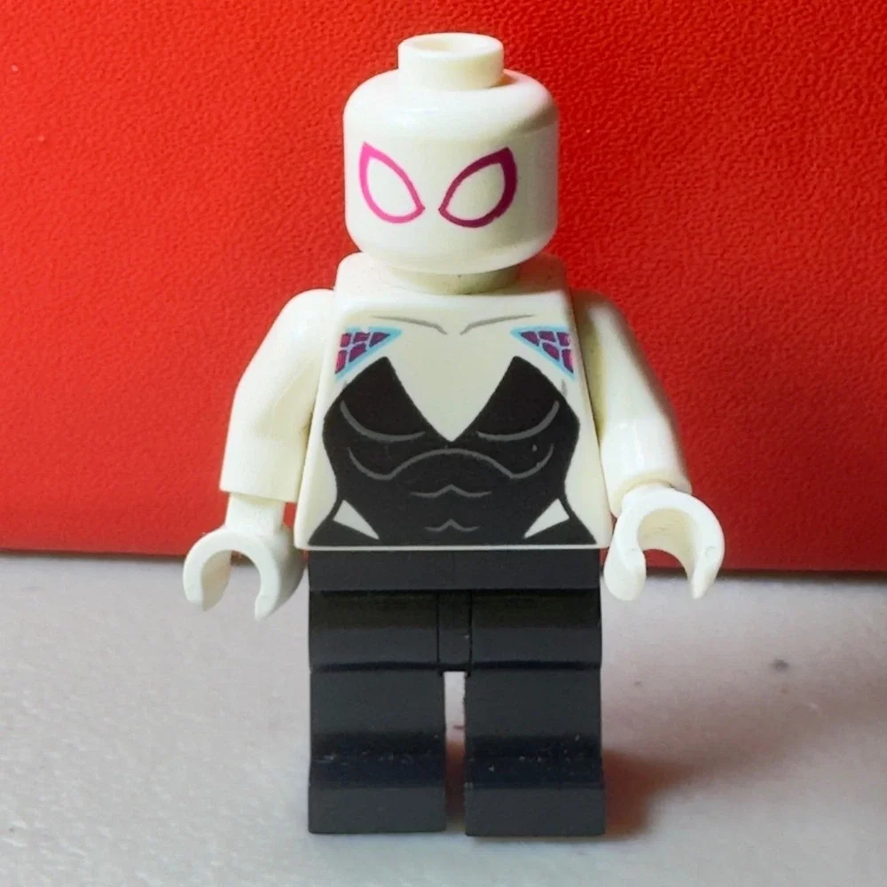 LEGO Marvel Super Heroes Ghost-Spider Minifigure sh543 Spider-Gwen White Black